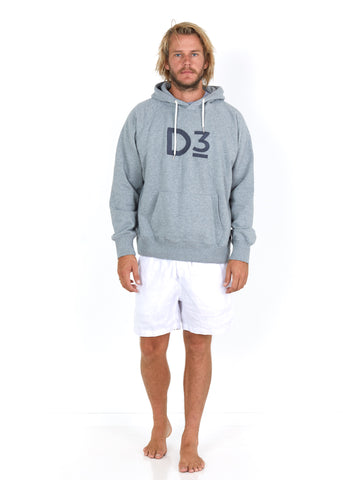 Cotton Hoodie Grey - Front