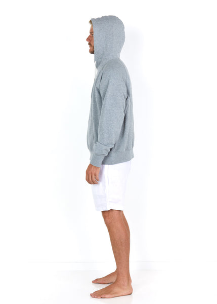 Cotton Hoodie Grey - Side