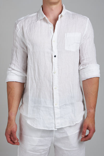 LINEN SHIRT – WHITE