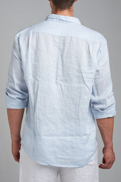 LINEN SHIRT - PALE BLUE