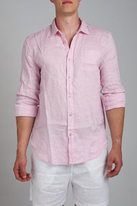 LINEN SHIRT – PINK