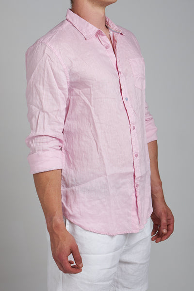 LINEN SHIRT – PINK